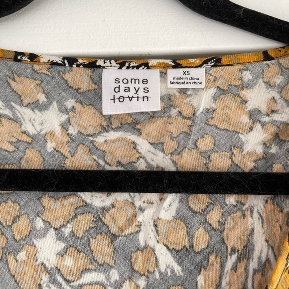 Somedays Lovin Star Valley Animal Maxi Dress - XS - Picture 8 of 11